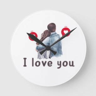 Ich liebe dich valentine beliebte Uhren Designs 