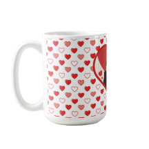 Ich liebe dich Valentinsherzen Muster