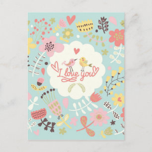 Ich liebe dich - Valentinstag-Karte Feiertagspostkarte