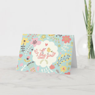 Ich liebe dich - Valentinstagskarte Feiertagskarte