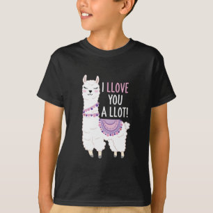 Ich liebe dich viel - Funny Llama T-Shirt