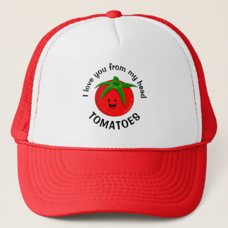 Ich Liebe dich von meinem Kopf Tomaten Truckerkappe