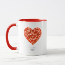 Ich Liebe dich von unten in meinem Herz-Kreislauf-