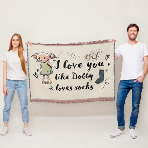 Ich liebe dich wie Dobby Socken liebt Decke