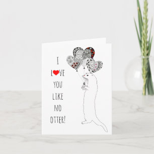 Ich liebe dich wie keine andere Grußkarte Karte