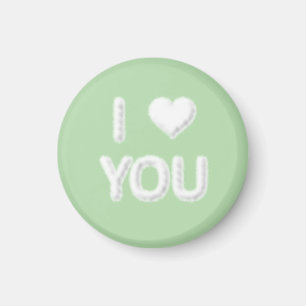 Ich liebe dich Wolken Magnet