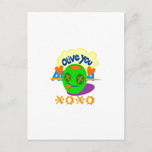 Ich liebe dich XOXO schöne atemberaubende Grafik-T Postkarte