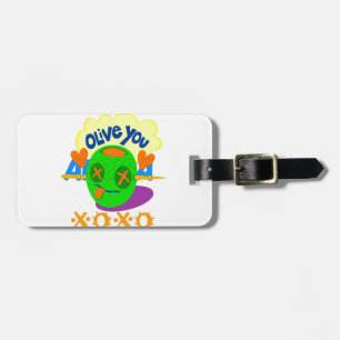 Ich liebe dich XOXO wunderschöne atemberaubende Gr Gepäckanhänger