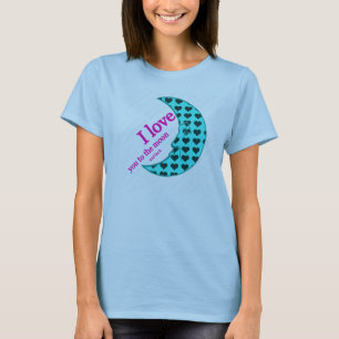 Ich Liebe dich zum Mond und zum Rücken Hemd T-Shirt