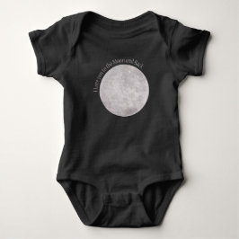 Ich Liebe dich zum Mond und zurück Baby Strampler