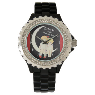 Ich Liebe dich zum Mond und zurück, beliebtes Desi Armbanduhr