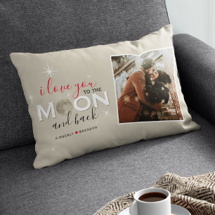 Ich Liebe dich zum Mond und zurück   Namen und Fot Lendenkissen