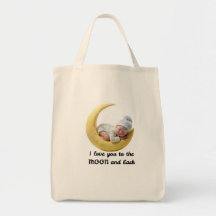 Ich liebe dich zum Mond und zurück Shirt – Baby Mo