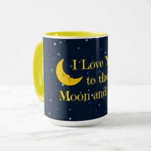 Ich Liebe dich zum Mond und zurück Tasse