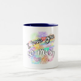 Ich Liebe dich Zweifarbige Tasse