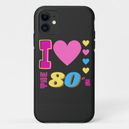 Ich Liebe die 80er Jahre Case-Mate iPhone Hülle