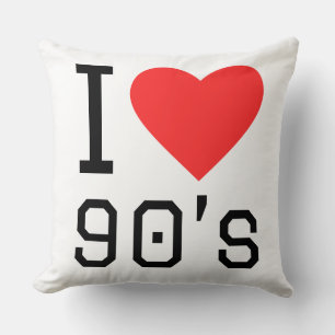 Ich liebe die 90er kissen