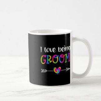 Ich Liebe, die Groom Proud Groom Gefärbte Krawatte Kaffeetasse