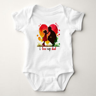 Ich Liebe die Liebe meines Vaters, der Tochter mei Baby Strampler