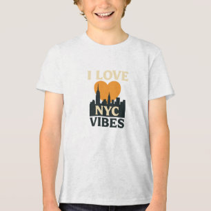 Ich liebe die NYC-Vibes Tri-Blend Shirt