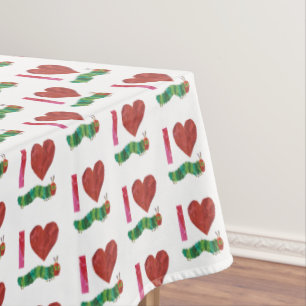 Ich Liebe die sehr hungrige Raupe Tischdecke