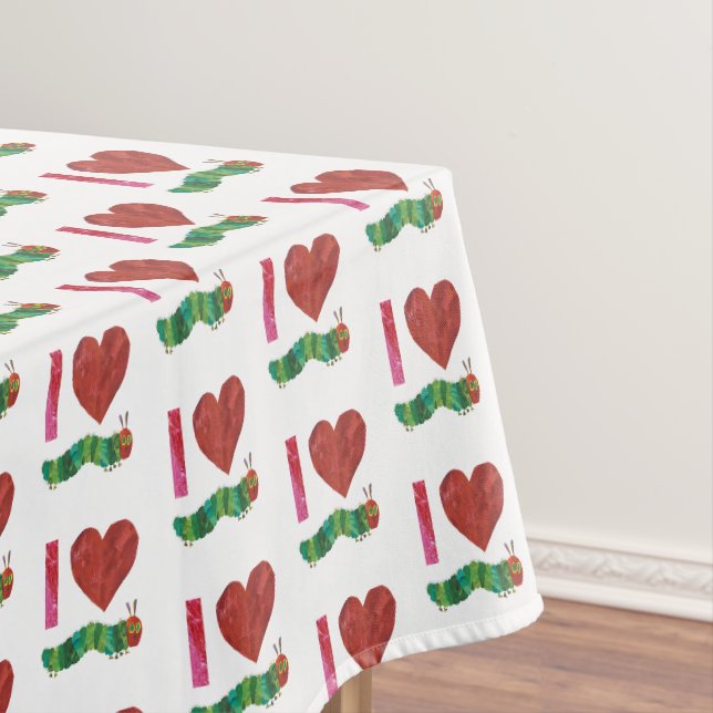 Ich Liebe die sehr hungrige Raupe Tischdecke (Beispiel)