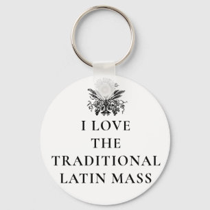 ICH LIEBE DIE TRADITIONELLE LATEINISCHE MESSE RELI SCHLÜSSELANHÄNGER