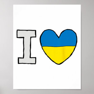 Ich liebe die Ukraine Poster