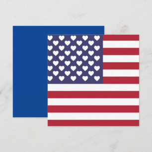 ICH LIEBE DIE USA EINLADUNG