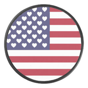 ICH LIEBE DIE USA EISHOCKEY PUCK
