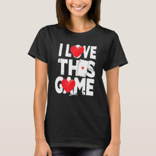 Ich Liebe Dieser Poker hört den Gambling Card Play T-Shirt