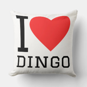 Ich liebe Dingo Kissen