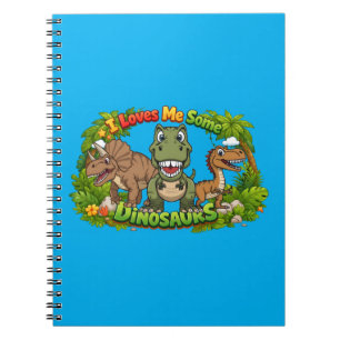 Ich liebe Dinosaurier Kinder süße Dino-Spirale Notizblock