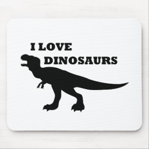 Ich Liebe Dinosaurier! Mousepad
