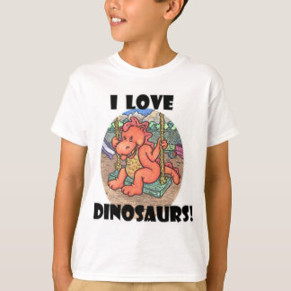 Ich Liebe Dinosaurier! T-Shirt