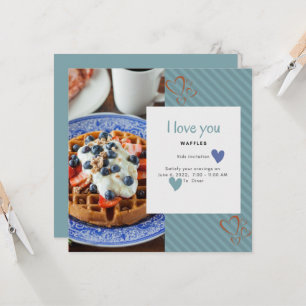 Ich Liebe dir ein wackeliges Herzklopfchen Einladung