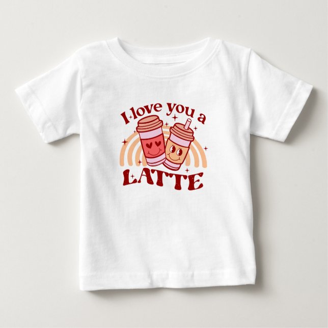 Ich Liebe dir einen Latein Baby T-shirt (Vorderseite)