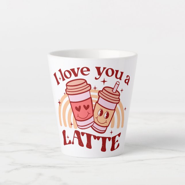 Ich Liebe dir einen Latein Milchtasse (Vorderseite)