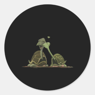 Ich Liebe dir, es ist ein bisschen wie ein wenig,  Runder Aufkleber