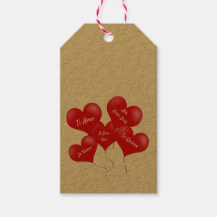 Ich Liebe dir Geschenkmarke Geschenkanhänger