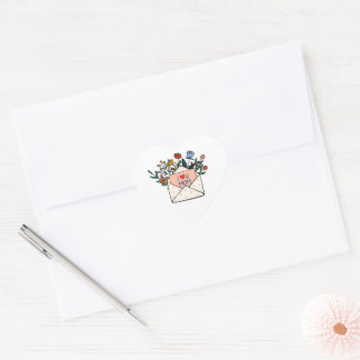 Ich Liebe dir Mama Herz-Aufkleber