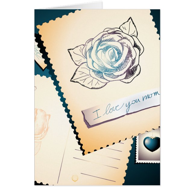 Ich Liebe dir Mama, Karte (Vorne)