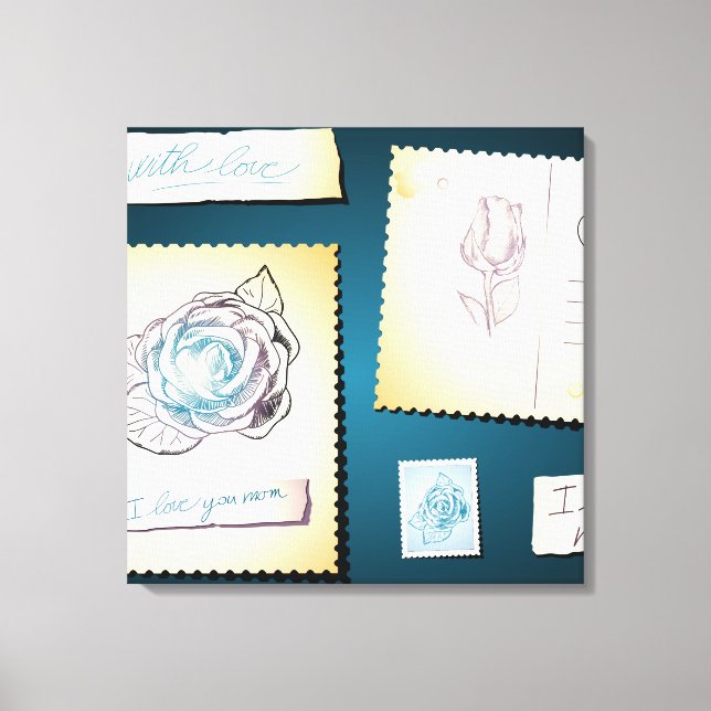 Ich Liebe dir Mama, Leinwand (Vorderseite)