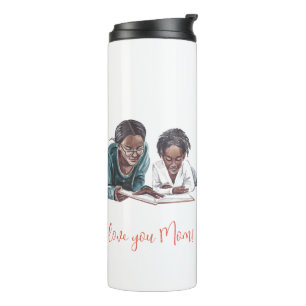 "Ich Liebe dir Mama!" Mutter und Kind Thermosbecher