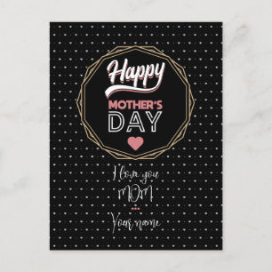 Ich Liebe dir Mama Postkarte