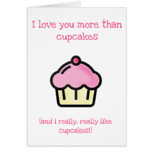 Ich Liebe dir mehr als Kuchen! Muttertagskarte