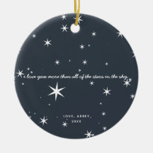 Ich Liebe dir mehr Weihnachtsbaumschmuck