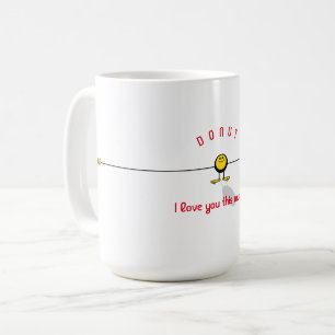 Ich Liebe dir so viel Emoji! Kaffeetasse