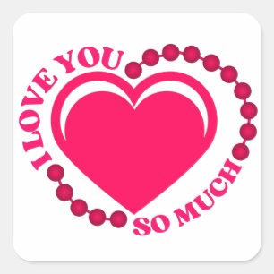 Ich Liebe dir so viel Sticker