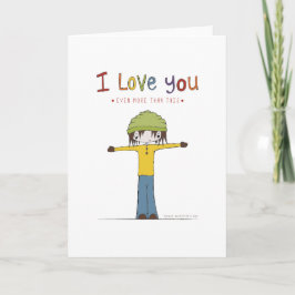 Ich Liebe dir so viel Valentinerkarte Feiertagskarte